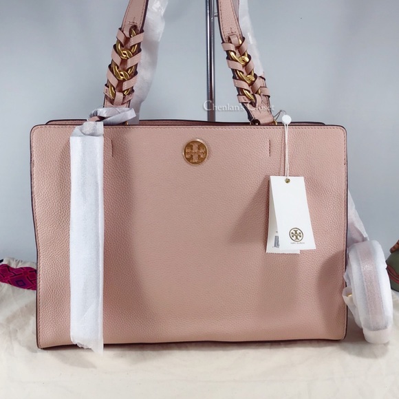 Tory Burch Handbags - 🍀NWT Tory Burch Brooke Pebbled Satchel